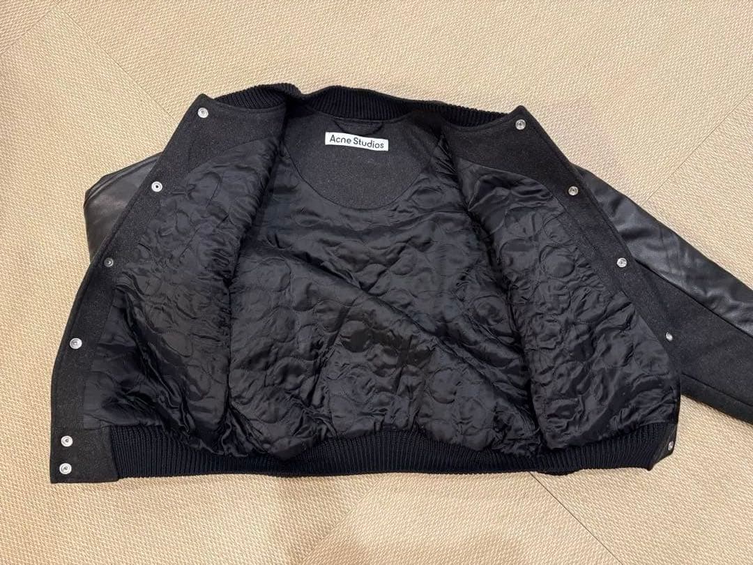 acne studious ウール&レザーボンバージャケット【新品】