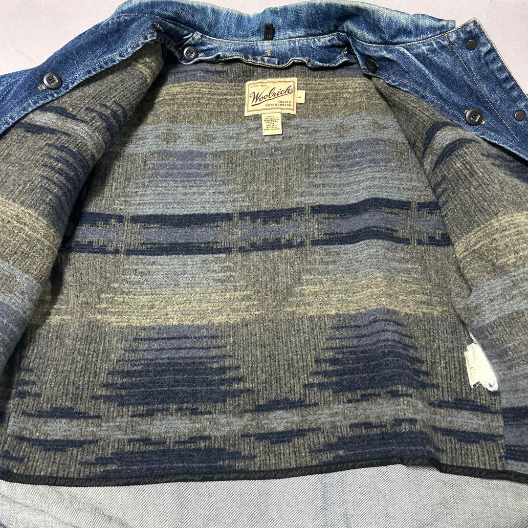 90s WOOLRICHウールリッチ デニムジャケット ライナー付き USA製