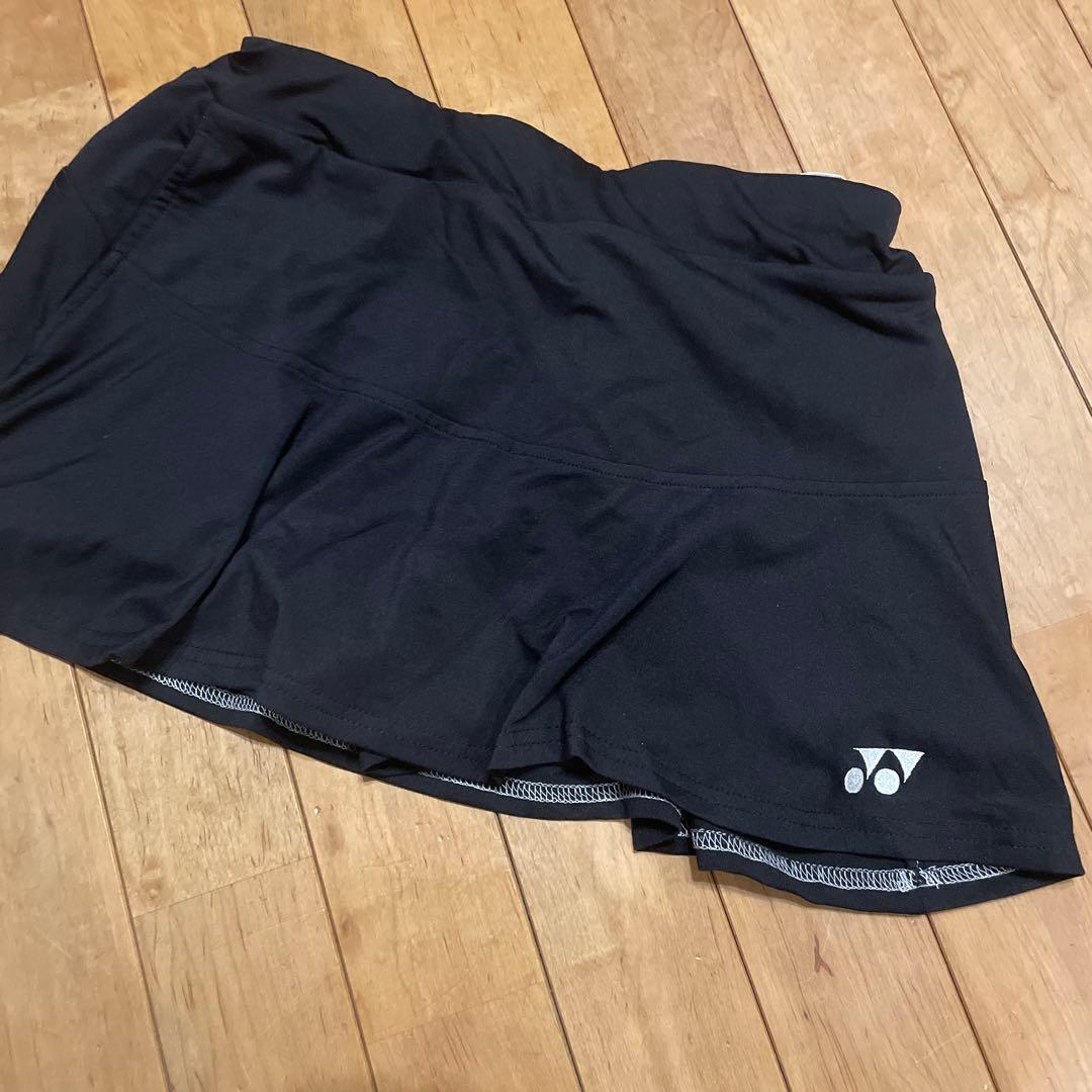 YONEXヨネックステニスウェアレディース半袖シャツスコートスカート黒M