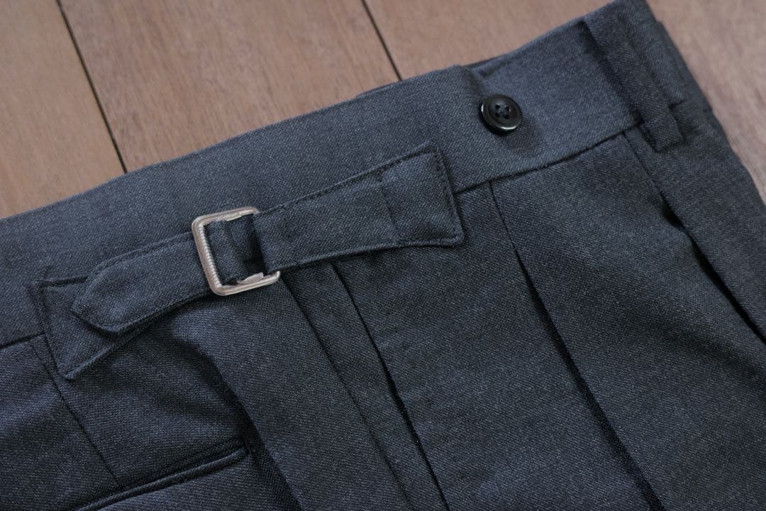 RING JACKET CANONICO PANTS 46 ウールトラウザーズ