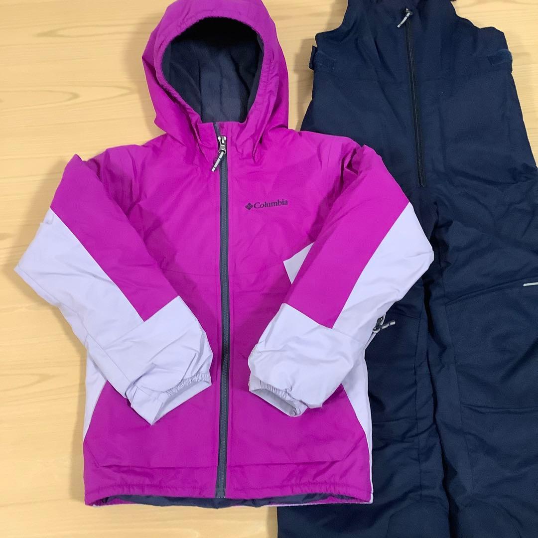 Columbia コロンビア 子ども キッズ ジュニア スキー ウェアXSセット