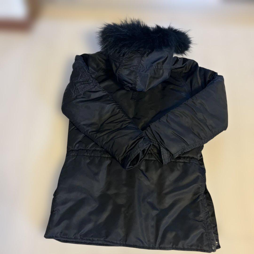 Scott ショット ブラックファー付きモッズコート