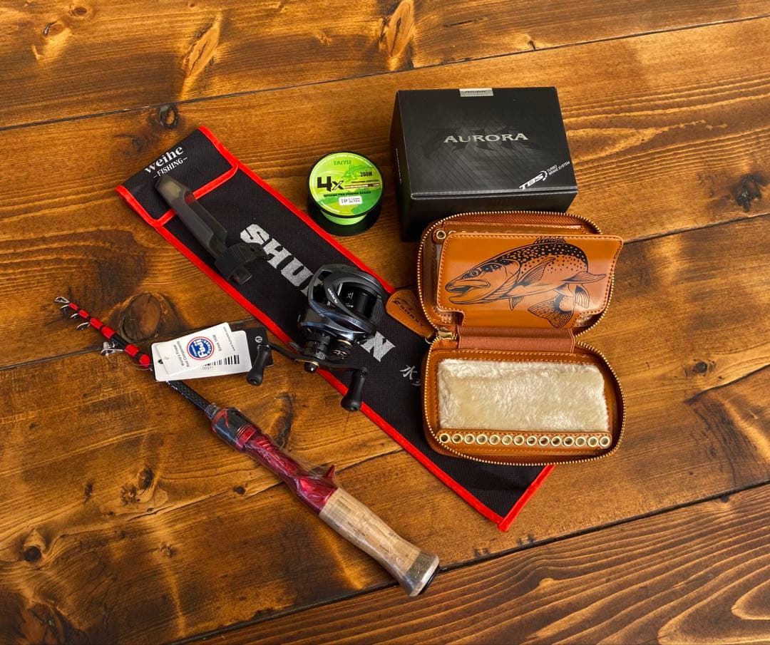 トラウトロッド セット ルアーウォレット PE0.6号 ベイトフィネス 渓流