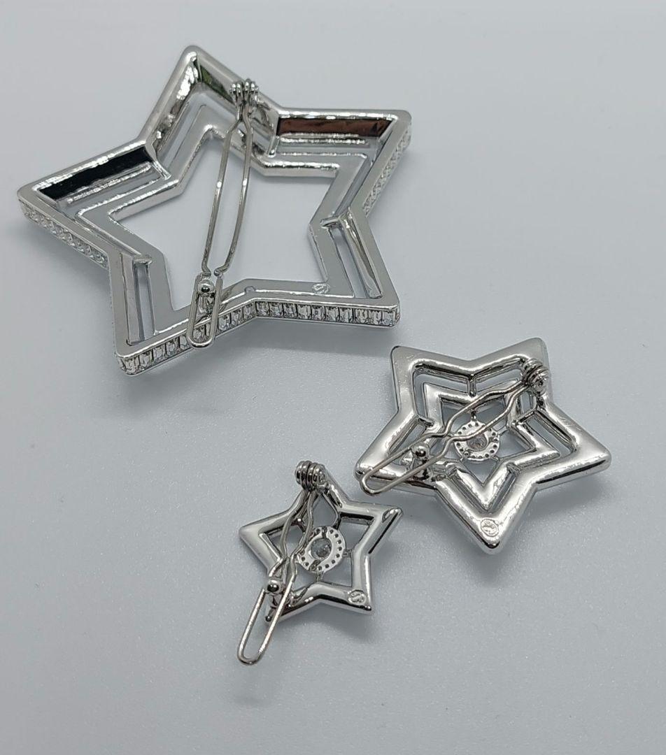 【極美品】SWAROVSKI　STELLA星形ヘアピンセット