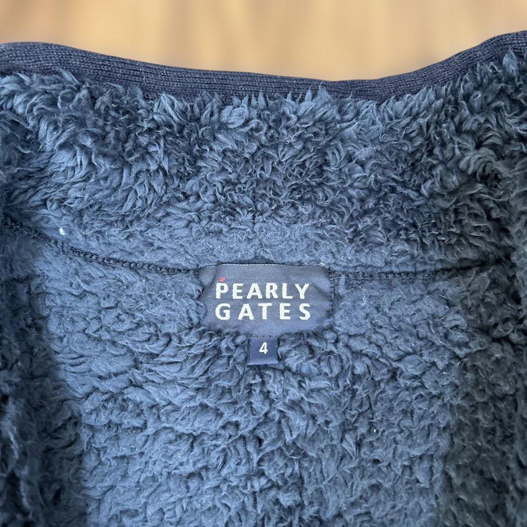 PEARLY GATESパーリーゲイツ ジップアップアウター サイズ4 ネイビー