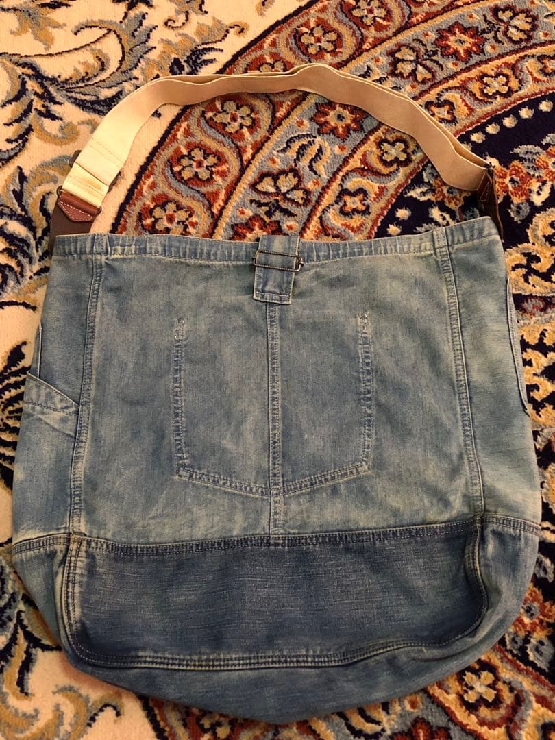 希少　RRL デニム　オーバーオール　ショルダーバッグ　ラルフ　ヴィンテージ