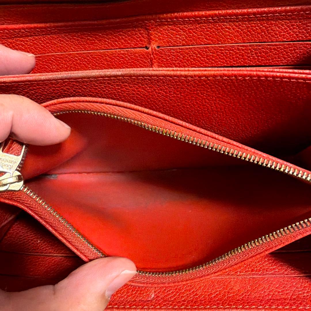 Louis Vuitton レッド 長財布