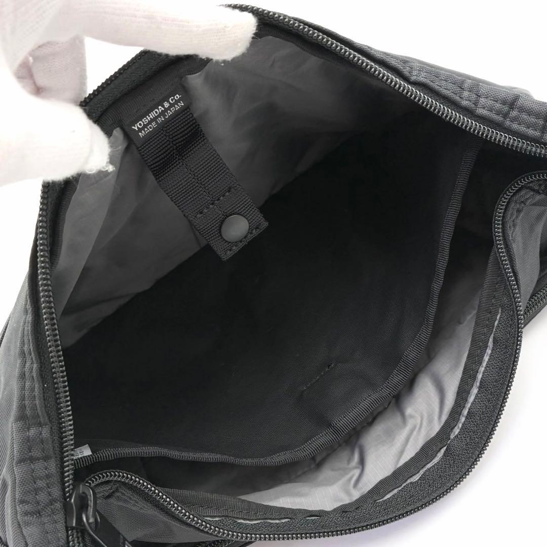 ポーター フラッシュ ショルダーバッグ 黒 ナイロン 軽量 多機能 男女兼用