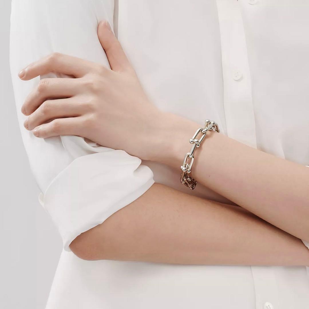 TIFFANY&CO. ハードウェア ラージリンク ブレスレット L 購入証明書