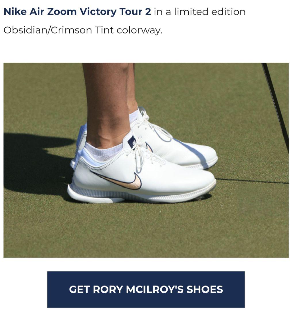 新品　未使用　ナイキゴルフ　シューズ　ビクトリーツアー2 マキロイ　27cm