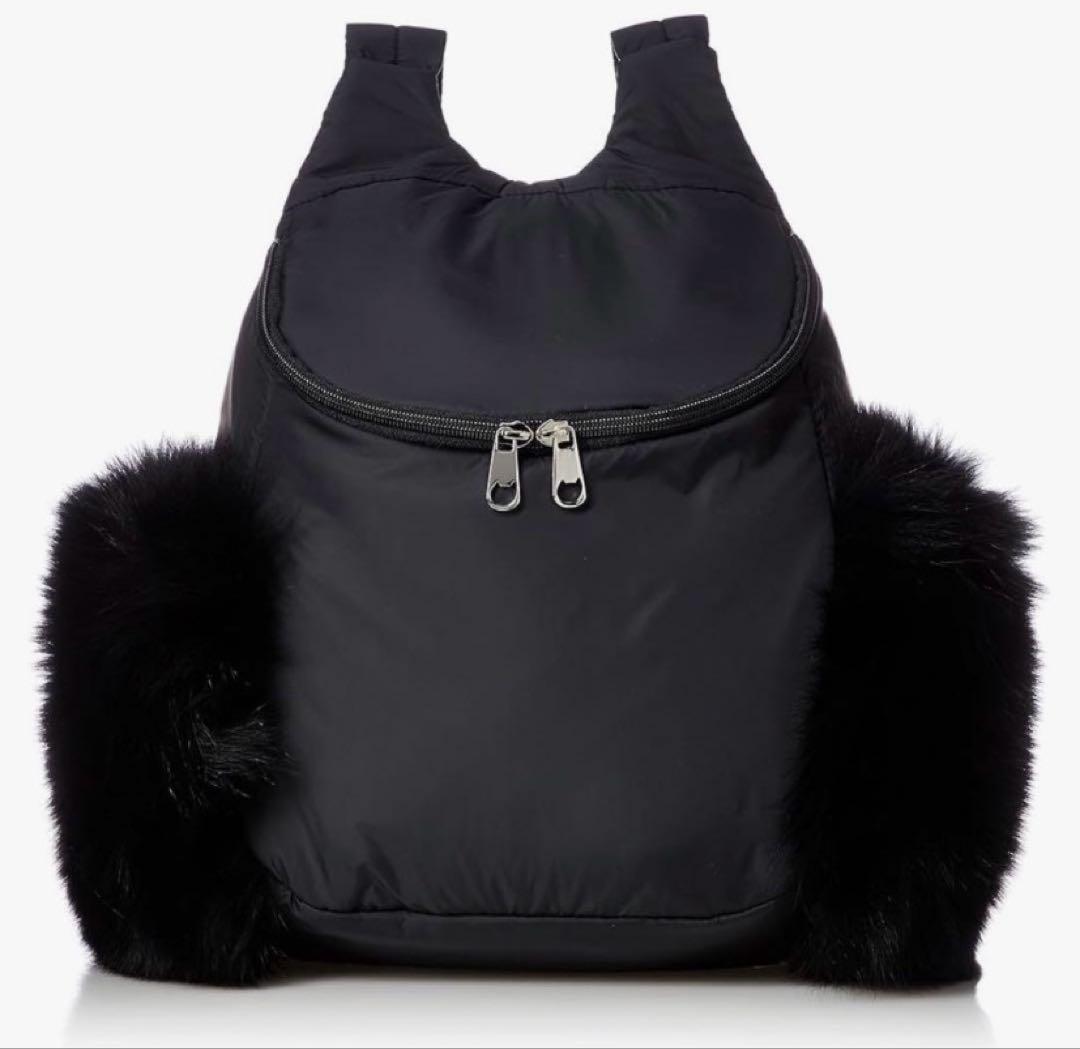 ★ツモリチサト★フォックスファー付きナイロンリュック★