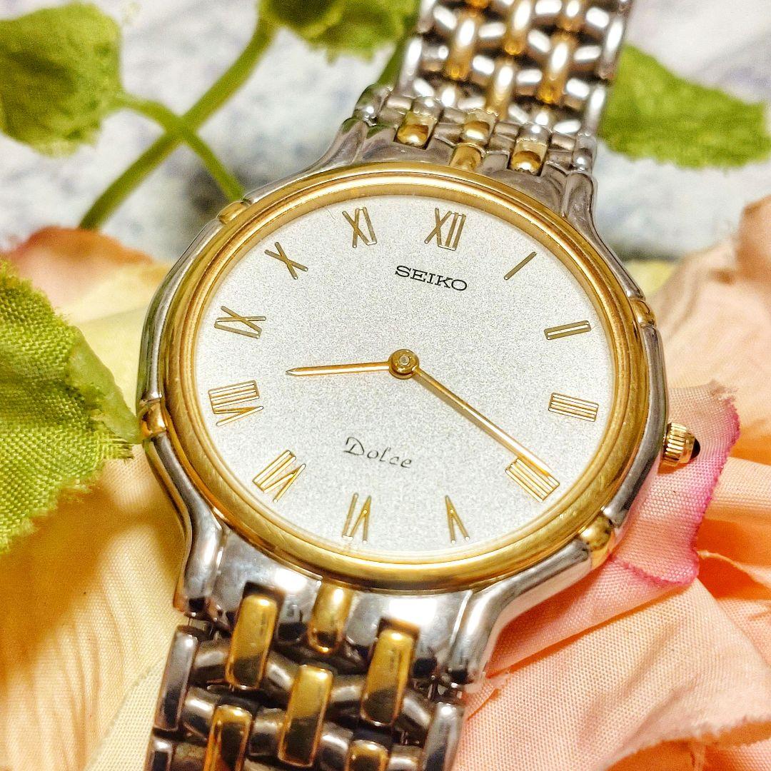SEIKO セイコー Dolce メンズ腕時計 ゴールド シルバー 稼働品 - メルカリ