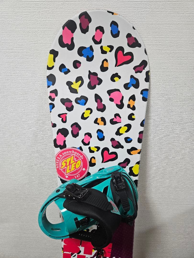SALOMON ビンディングSサイズ STELLALEO スノボ板147cm