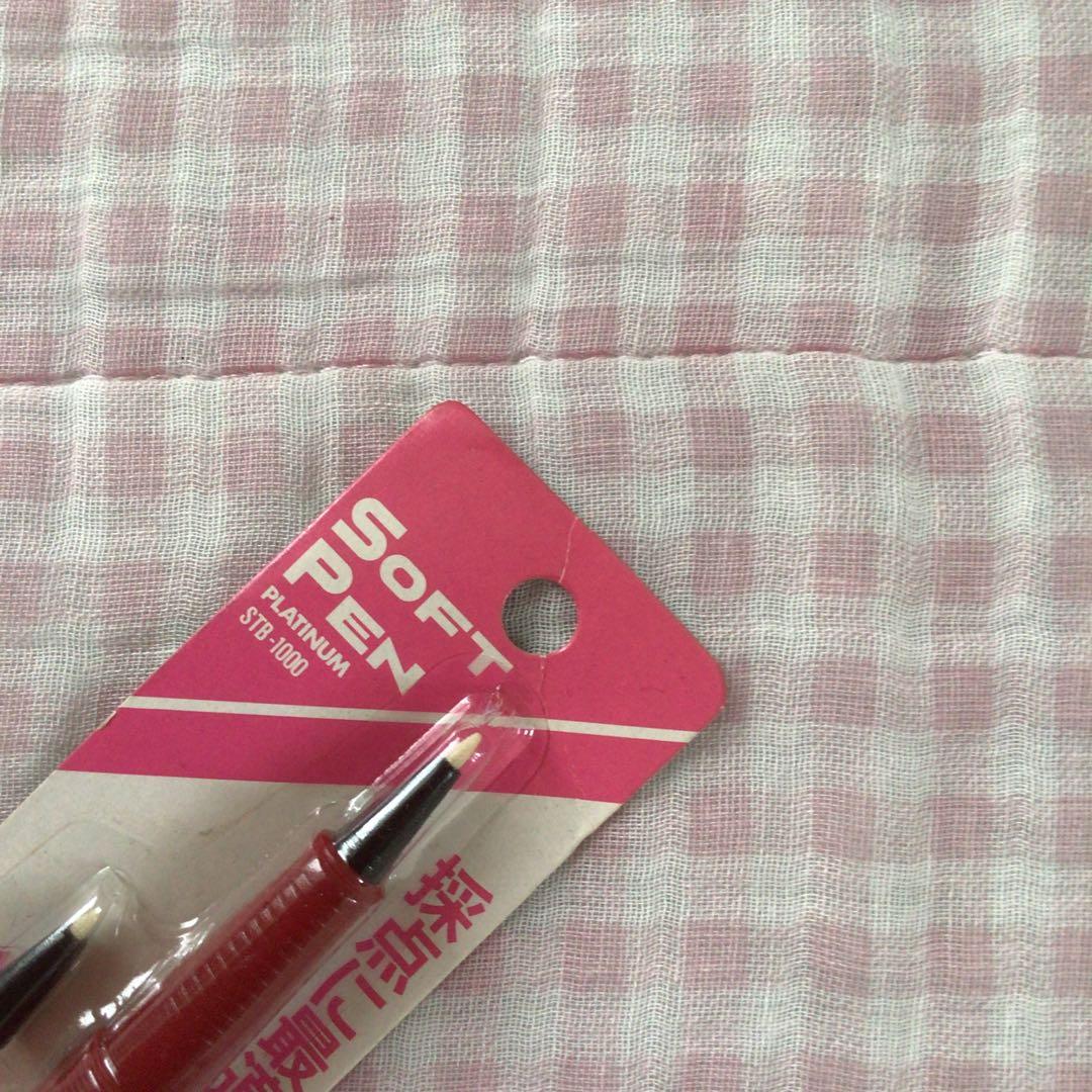 プラチナ ソフトペン 採点ペン STB-1000 赤軸 旧型 廃盤 - メルカリ