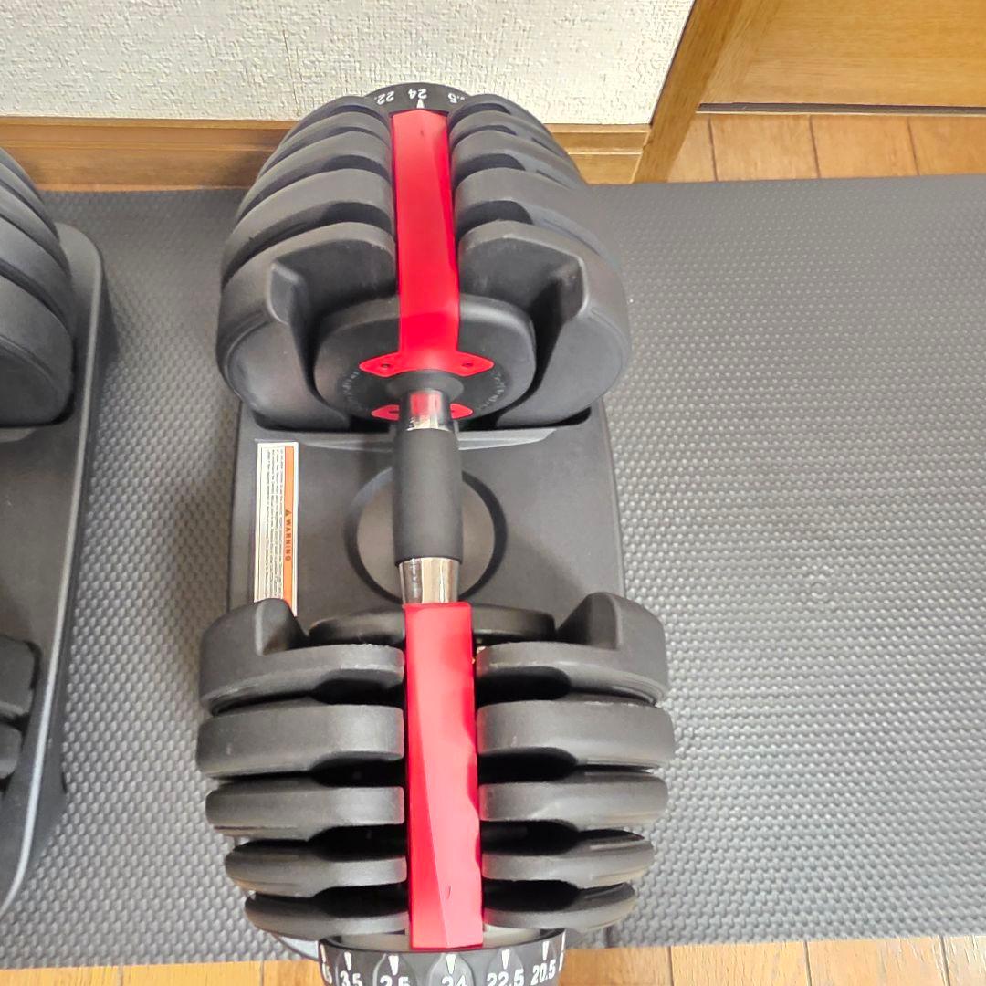 【237】ダイヤル式　可変式ダンベル　24kg 右左　匿名配送