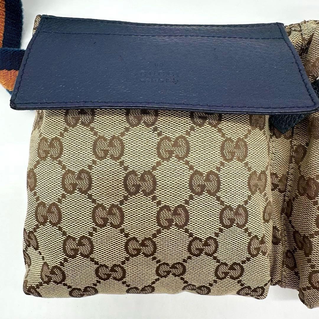 【極美品】GUCCI ボディバッグ シェリーライン GG キャンバス