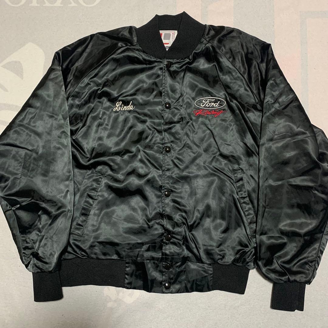 希少サイズ美品 90s Ford フォード Racing レーシング スタジャン