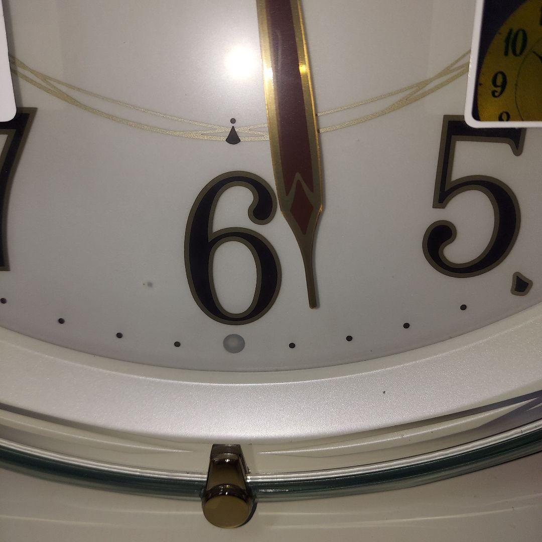 SEIKO セイコー掛け時計 電波クロック 電波掛け時計 グリーン