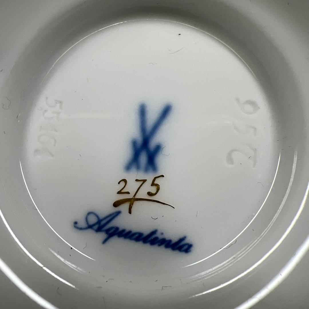 マイセン　カップ6点セット　共箱　高さ約8㎝　東Y7-0717③