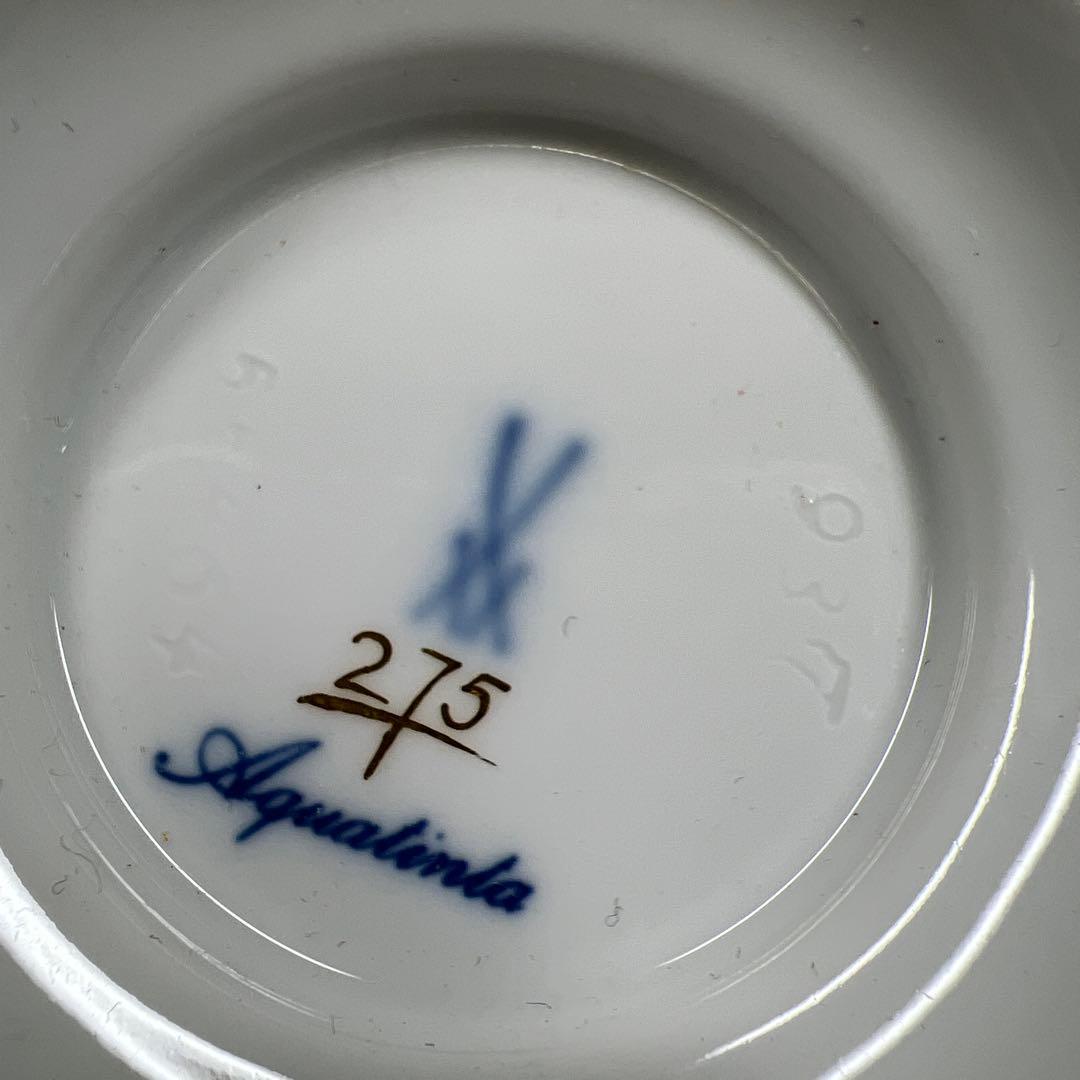 マイセン　カップ6点セット　共箱　高さ約8㎝　東Y7-0717③