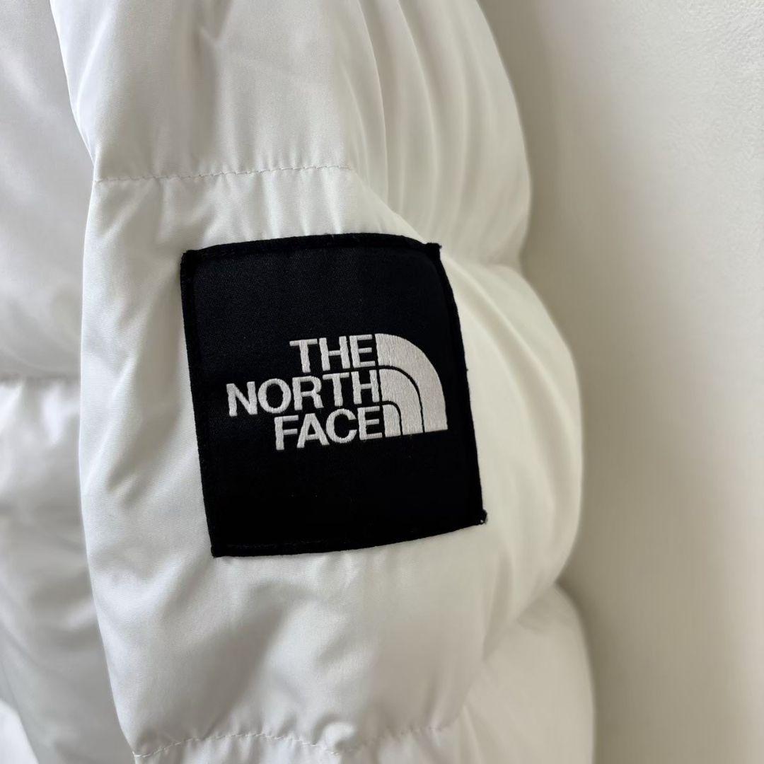 ノースフェイス ベンチコート ロングダウン ホワイト メンズL