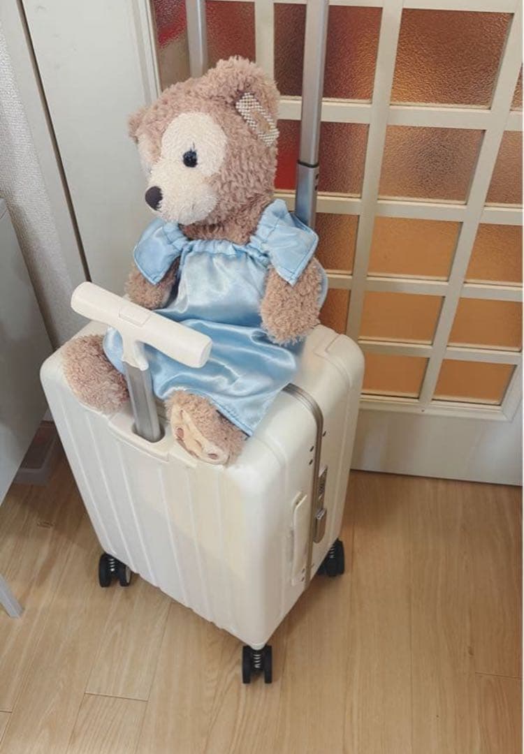 新品未使用 多機能子供乗れるスーツケース　40リットル　白