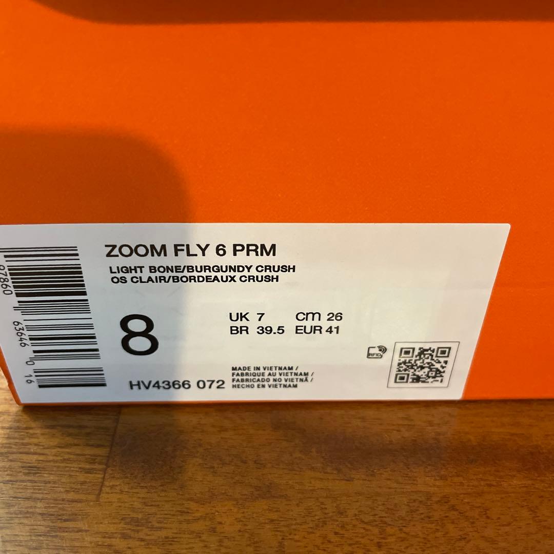 NIKE ZOOM FLY 6 PRM ランニングシューズ 26.0cm