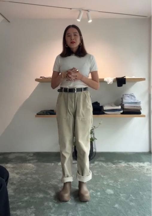 SHISHIKUI CORDUROY BAKER / CREAM 36 - メルカリ