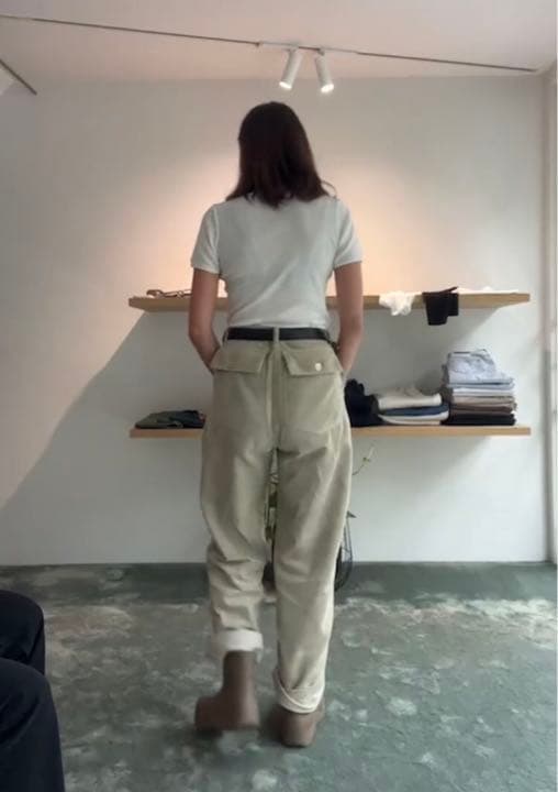 SHISHIKUI CORDUROY BAKER / CREAM 36 - メルカリ