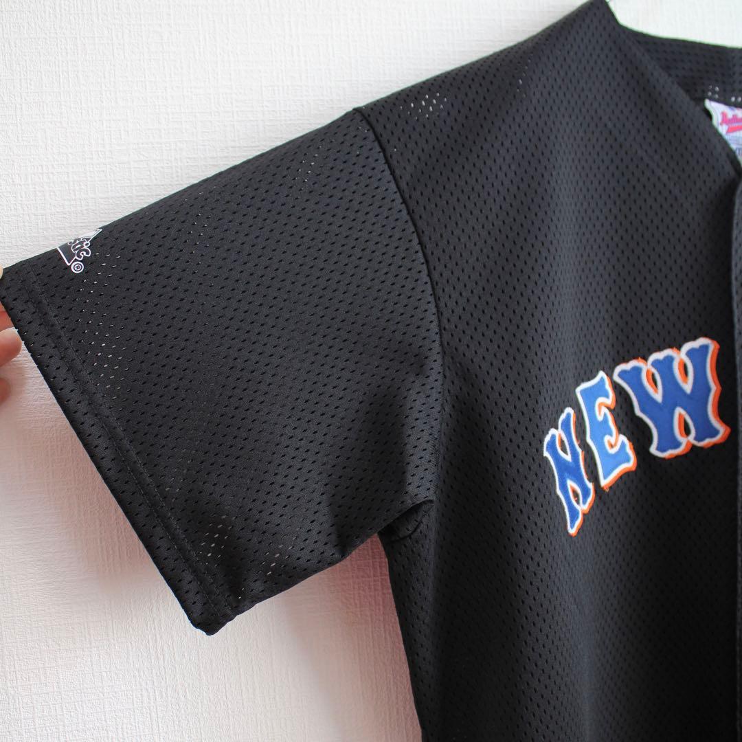 タグ付き未使用　USA製90's majestic NY.Mets ゲームシャツ