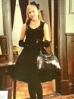 別珍フロントリボンジャンパースカート innocent world 【希少】