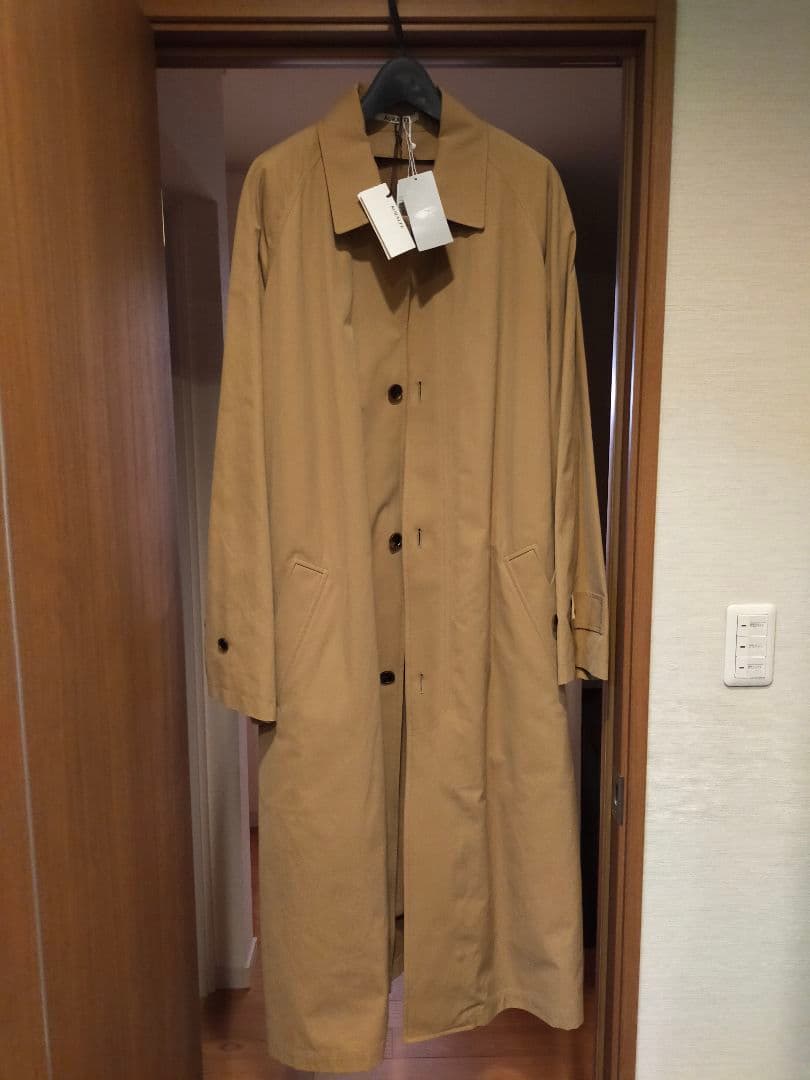 AURALEE フィンクスハードツイストギャバジンステンカラーコート size4