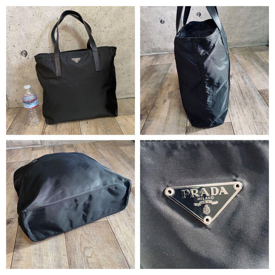 正規品☆プラダ テスートナイロン トートバッグ ハンドバッグ 三角ロゴ