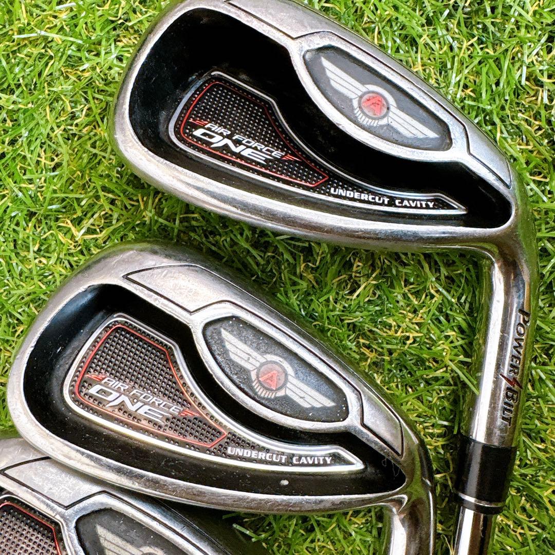 メンズゴルフクラブ　パワービルト　エアーフォースワン　アイアン9本セット