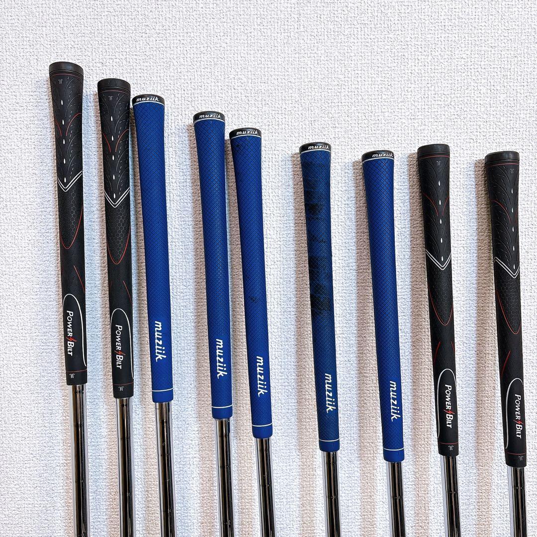 メンズゴルフクラブ　パワービルト　エアーフォースワン　アイアン9本セット