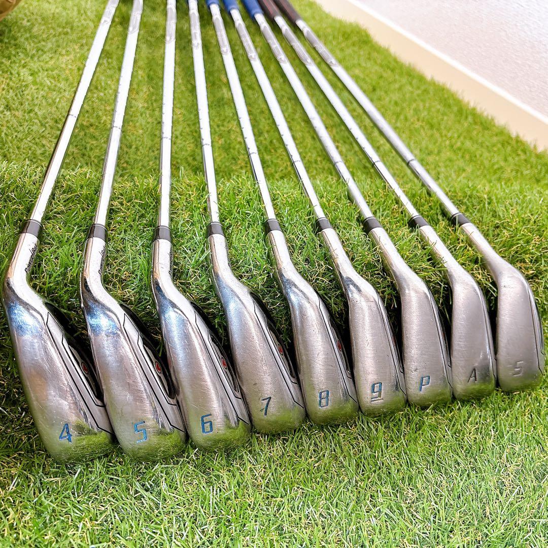 メンズゴルフクラブ　パワービルト　エアーフォースワン　アイアン9本セット