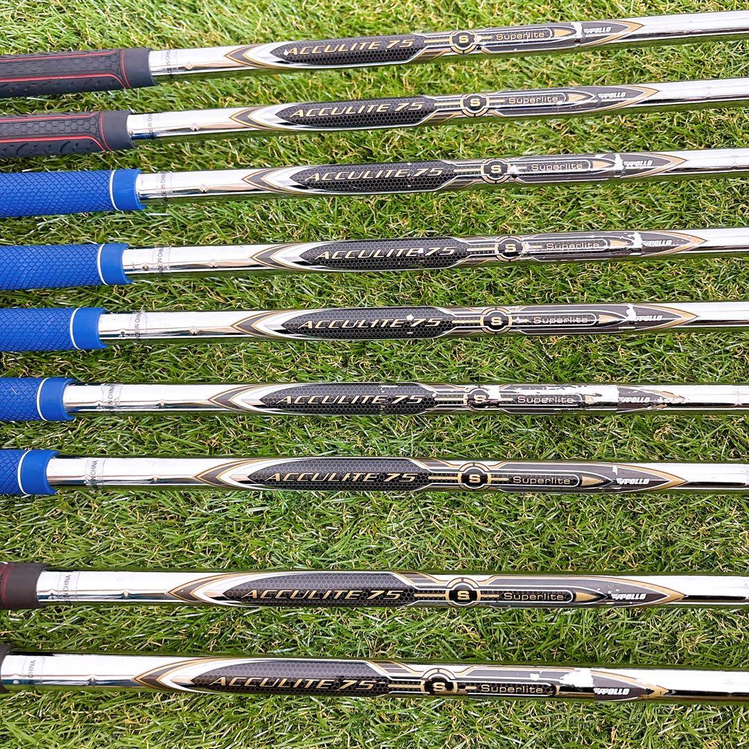 メンズゴルフクラブ　パワービルト　エアーフォースワン　アイアン9本セット