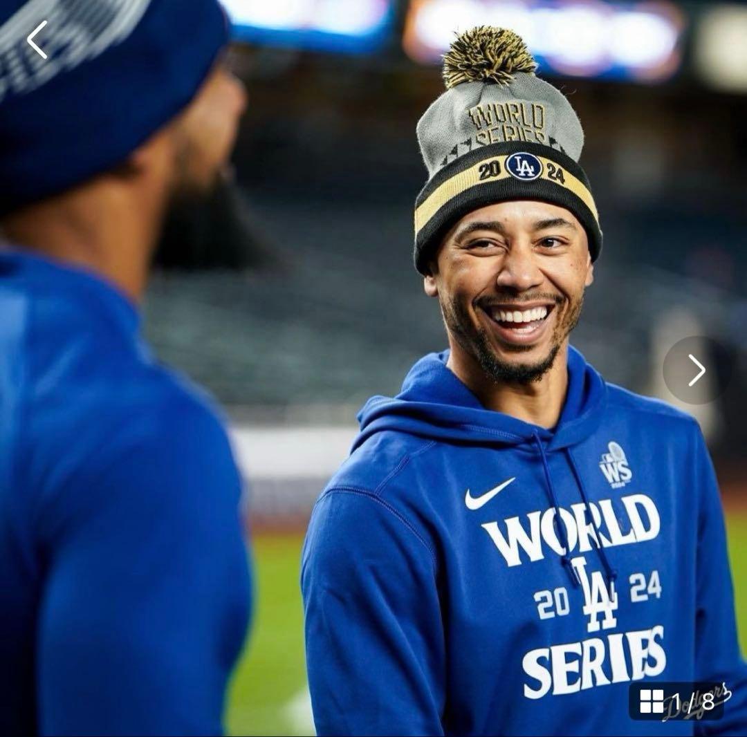 new era ワールドシリーズ 記念ニット帽