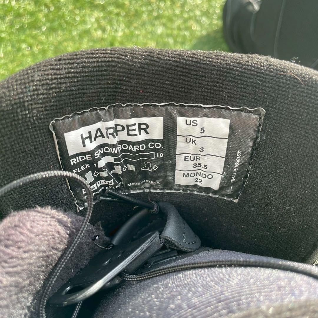 RIDE　HARPER スノーボード　ブーツ　レディース　キッズ　22cm
