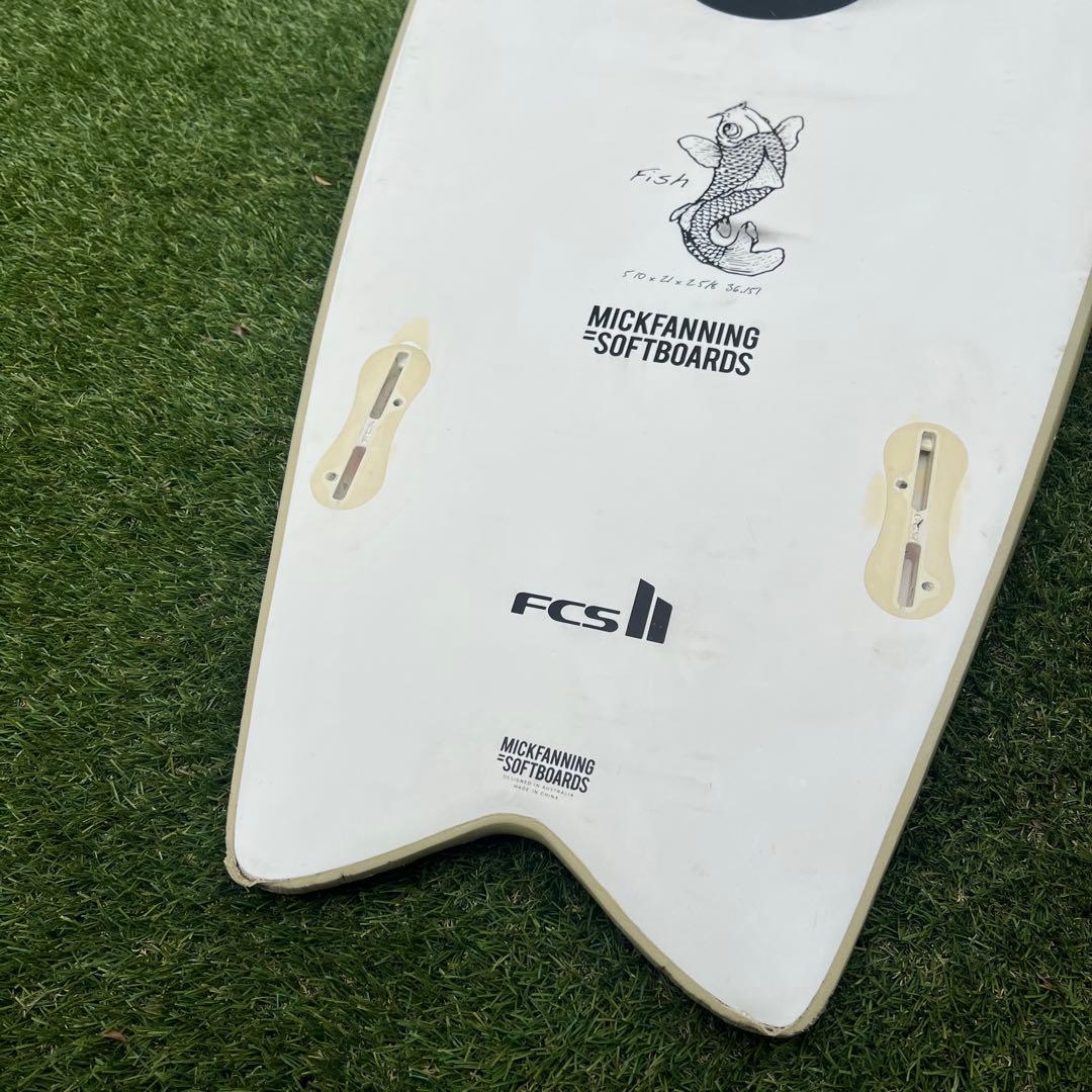 湘南手渡し限定】MF ソフトボード ツインフィッシュ 5'10