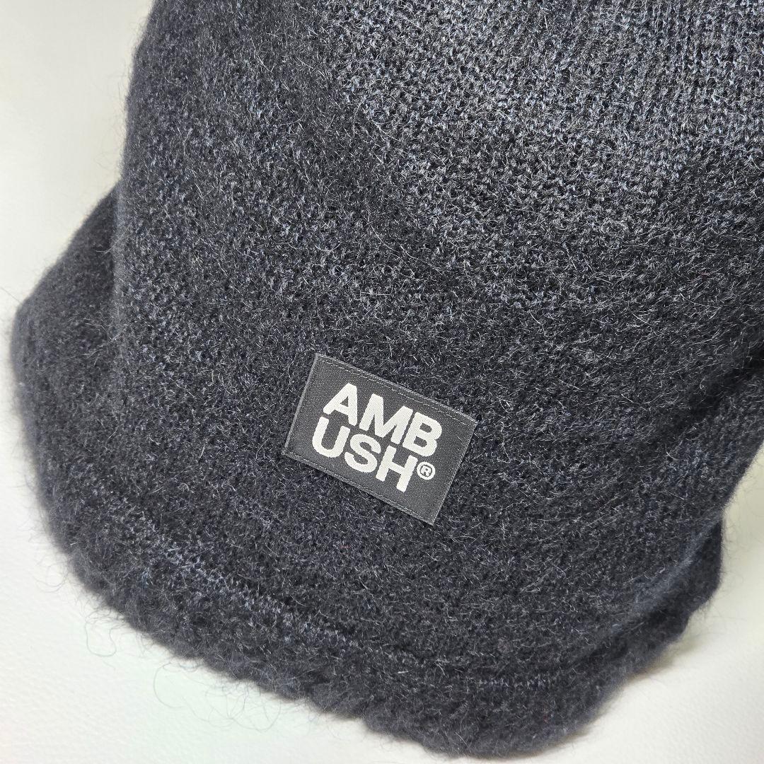 美品 AMBUSH アンブッシュ 猫耳 ニット帽 ビーニー 匿名配送