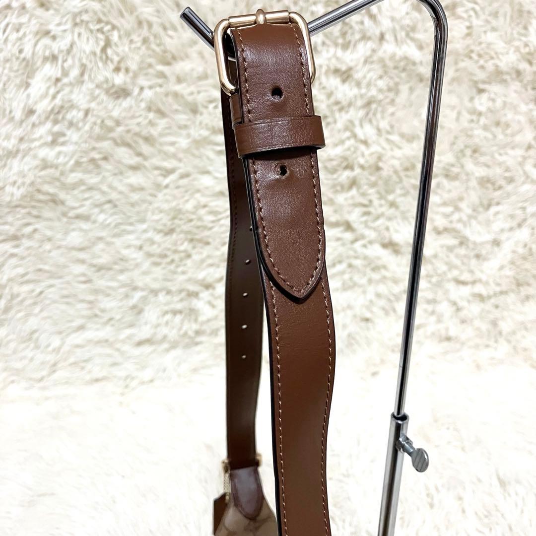 【極美品】coach ウエストバッグ PVC シグネチャー
