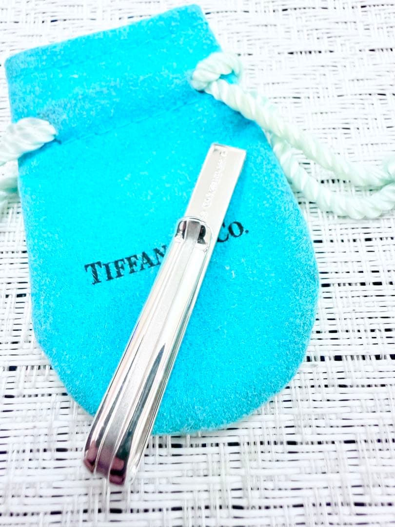 ティファニー アトラス 925 ロゴ ネクタイピン タイピン 研磨洗浄済み