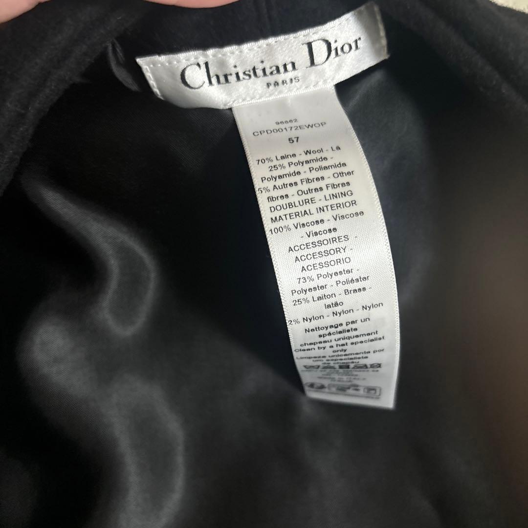 Dior ベレー帽 ブラック