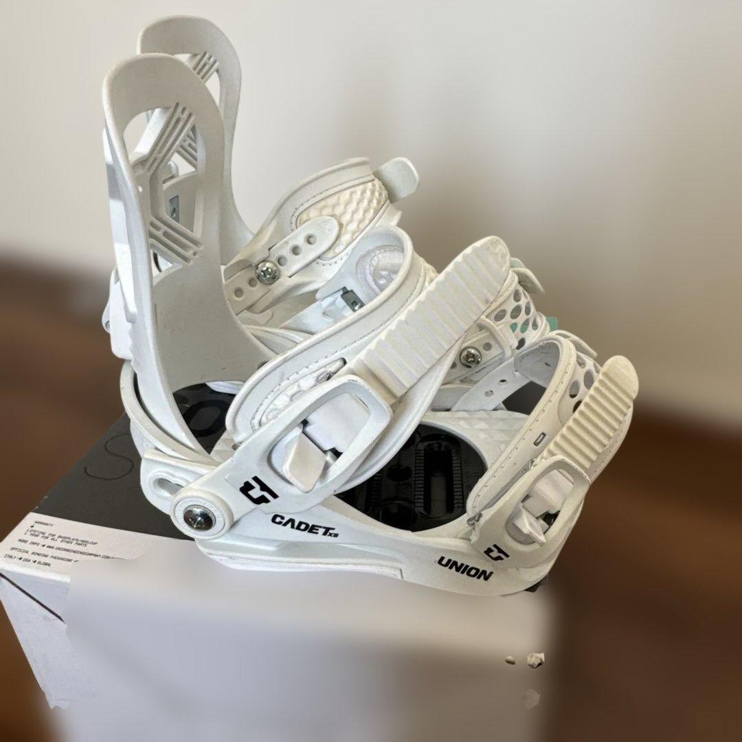 UNION CADET ビンディング ホワイト　XS ユニオン　ジュニア