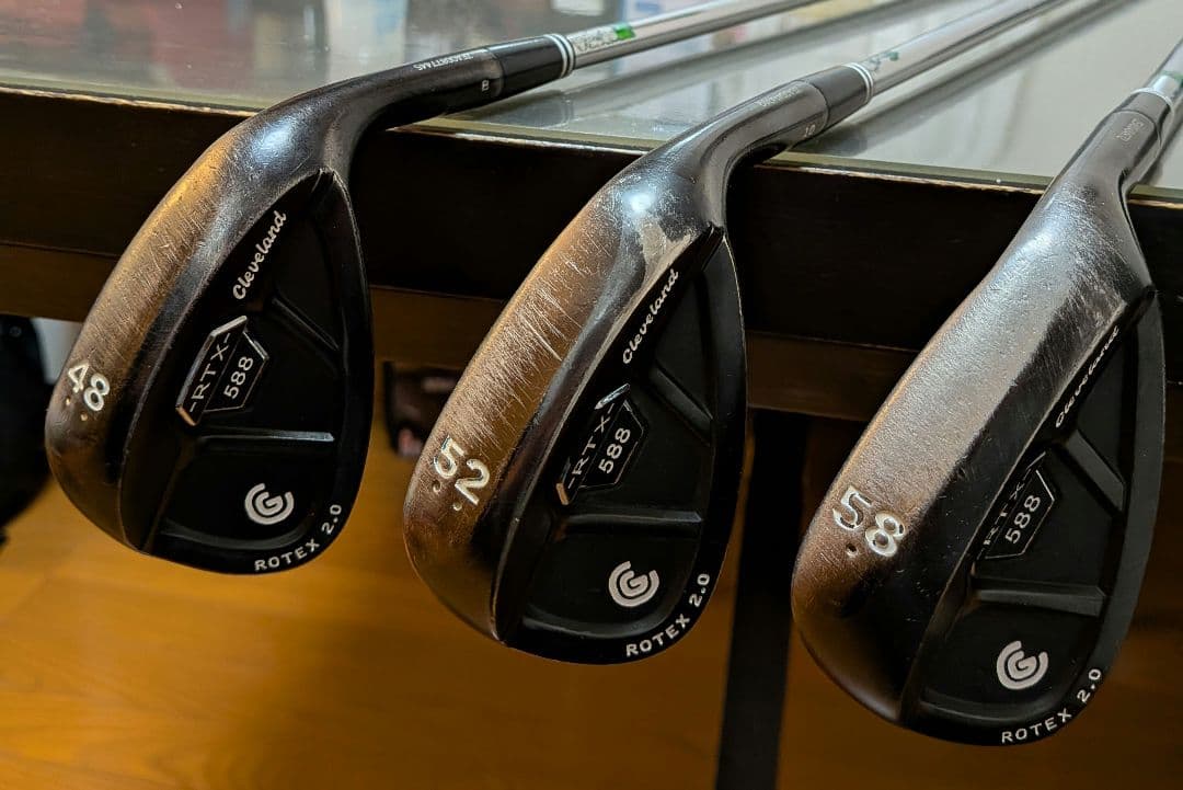 Cleveland 588 RTX 2.0 CB ブラックサテン【3本セット】