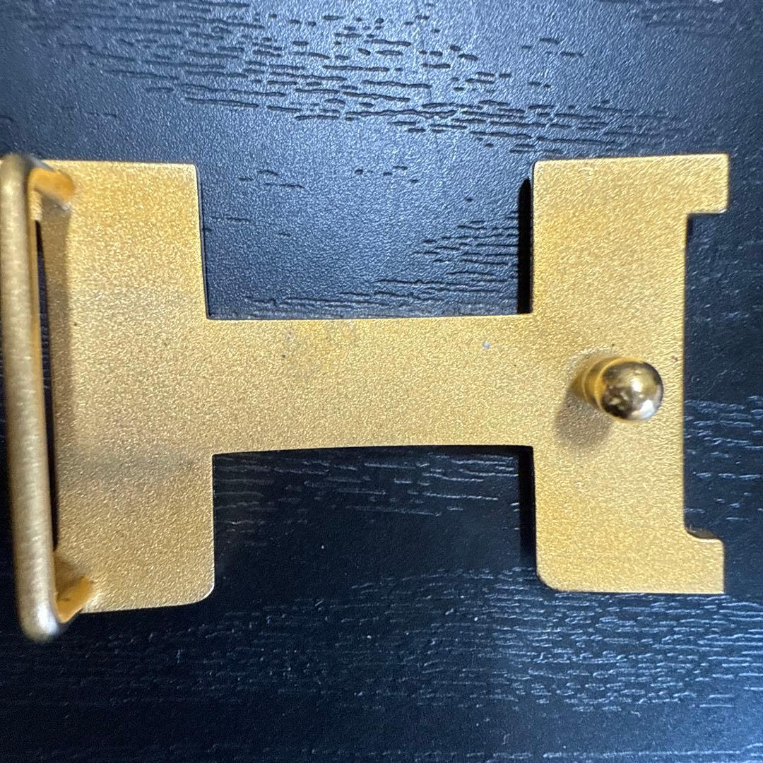 HERMES エルメス　ミニコンスタンスリバーシブルベルト75 ゴールド　美品