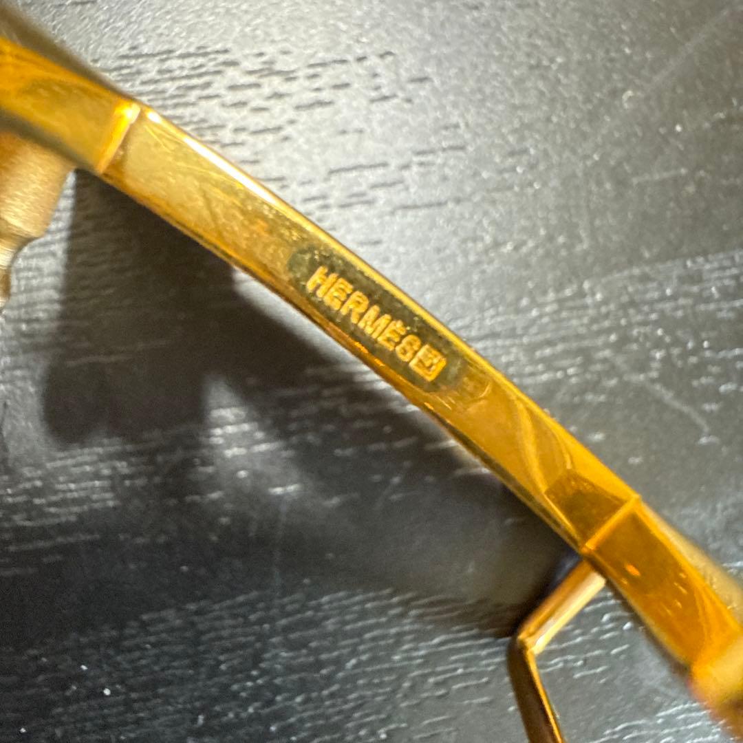 HERMES エルメス　ミニコンスタンスリバーシブルベルト75 ゴールド　美品