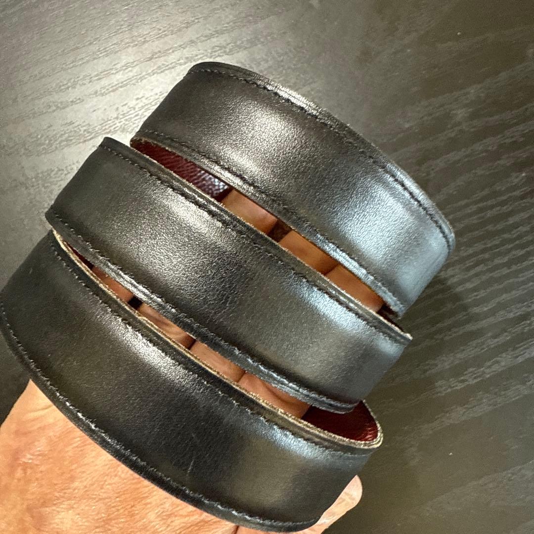 HERMES エルメス　ミニコンスタンスリバーシブルベルト75 ゴールド　美品