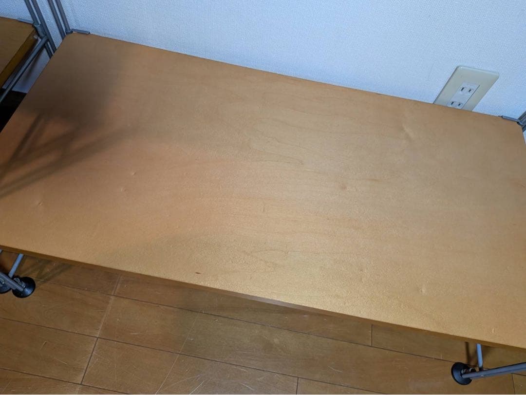 ■送料込■無印良品 スチールユニットシェルフワイド小 棚 衣類収納 グレー